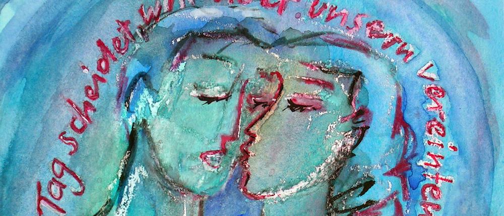 Marleen und Marc, gemalt von Marleen.