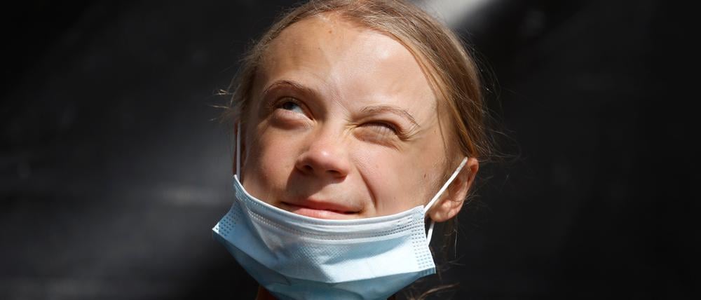 Greta Thunberg im August 2020 in Berlin.