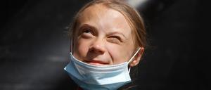 Greta Thunberg im August 2020 in Berlin. 