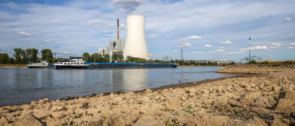 Kohlekraftwerke können am Rhein derzeit nur schwer beliefert werden.