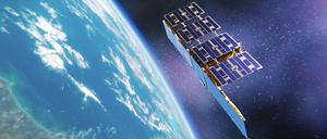 Die Ukraine soll exklusiven Zugriff auf einen Iceye-Satelliten erhalten (Symbolbild).