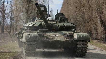 Ein russischer Panzer.