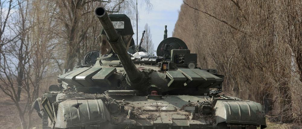 Ein russischer Panzer.
