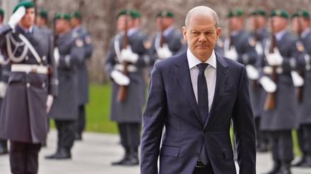 Bundeskanzler Olaf Scholz. 