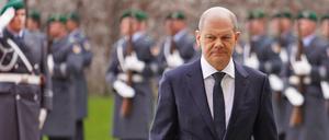 Bundeskanzler Olaf Scholz. 