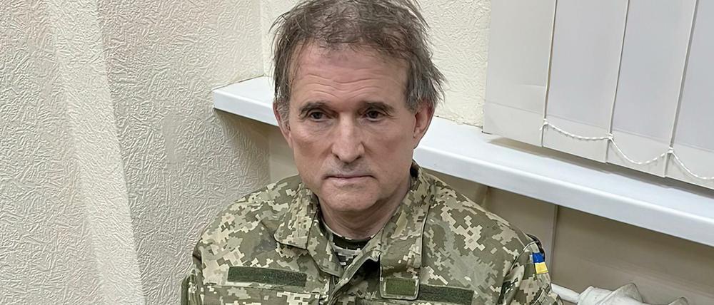 Der pro-russische ukrainische Abgeordnete Viktor Medwedtschuk wurde am Dienstag festgenommen.