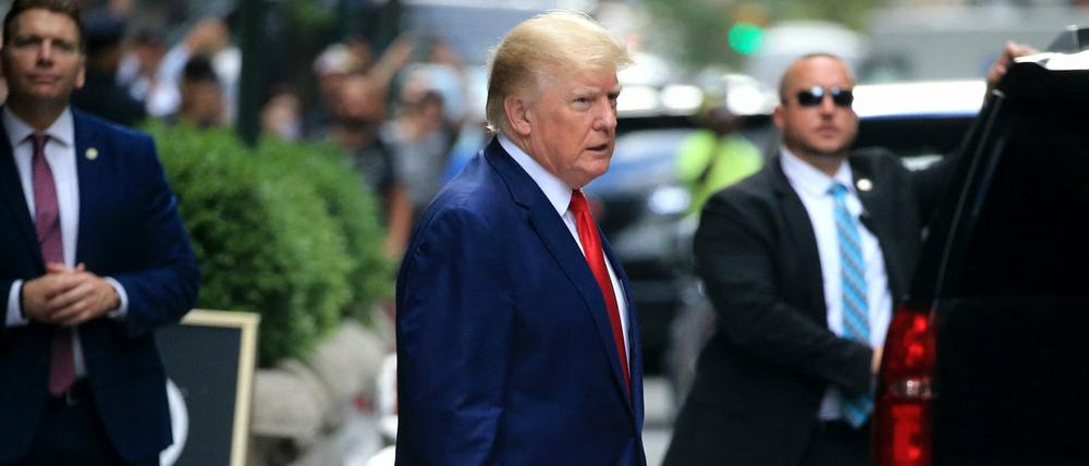 Donald Trump in New York.