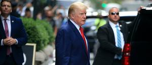 Donald Trump in New York.