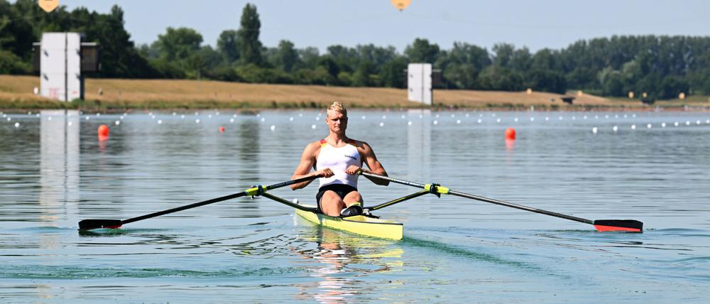 Oliver Zeidler will am Wochenende überzeugen, sein Opa hatte 1972 olympisches Gold auf der Regattastrecke Oberschleißheim geholt. 