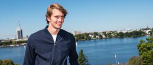 Der deutsche Tennisprofi, Alexander Zverev, wird im September am Davis Cup in Hamburg teilnehmen.