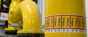 Eine Erdgasleitung in Deutschland