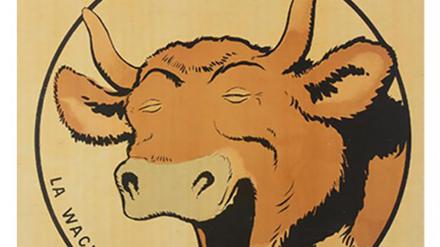 La Wachkyrie: Aus dem Logo der Armee-Versorgunszüge im 1. Weltkrieg entstand die Käsemarke "La vache qui rit". 