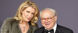 Schauspielerin Maria Furtwängler und Verleger Hubert Burda bei einer Party anlässlich des 70. Geburtstags des Unternehmers M. Otto. (Archivbild 13.04.2013)