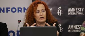 Donatella Rovera von Amnesty International im Mai in Kiew.