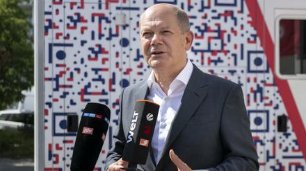 Bundeskanzler Olaf Scholz (SPD).