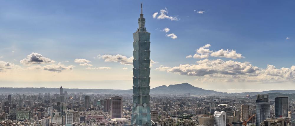 Das „Taipei 101“ überragt die Skyline der taiwanesischen Hauptstadt.