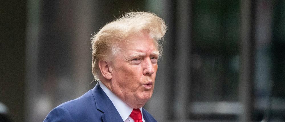 Der frühere US-Präsident Donald Trump am 10. August 2022 in New York
