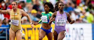 Bei der letzten EM 2018 stürmte Asher-Smith im Berliner Olympiastadion zu drei Goldmedaillen, ein Jahr später wurde sie Weltmeisterin über 200-Meter.
