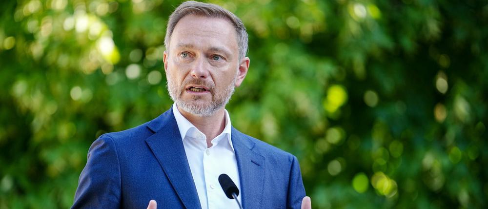 Der deutsche Finanzminister: Christian Lindner (FDP).