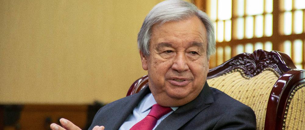 UN-Generalsekretär António Guterres.