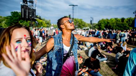 Momentaufnahme vom Sziget-Festival in Budapest.
