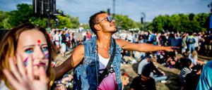 Momentaufnahme vom Sziget-Festival in Budapest.