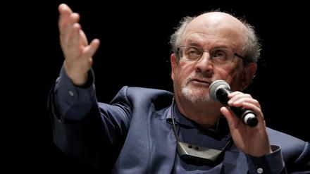 Salman Rushdie bei einem Auftritt im September 2016