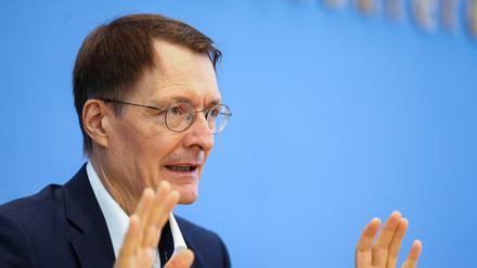 Der deutsche Gesundheitsminister: Karl Lauterbach (SPD).