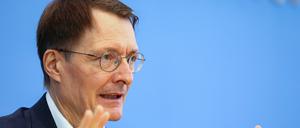 Der deutsche Gesundheitsminister: Karl Lauterbach (SPD).