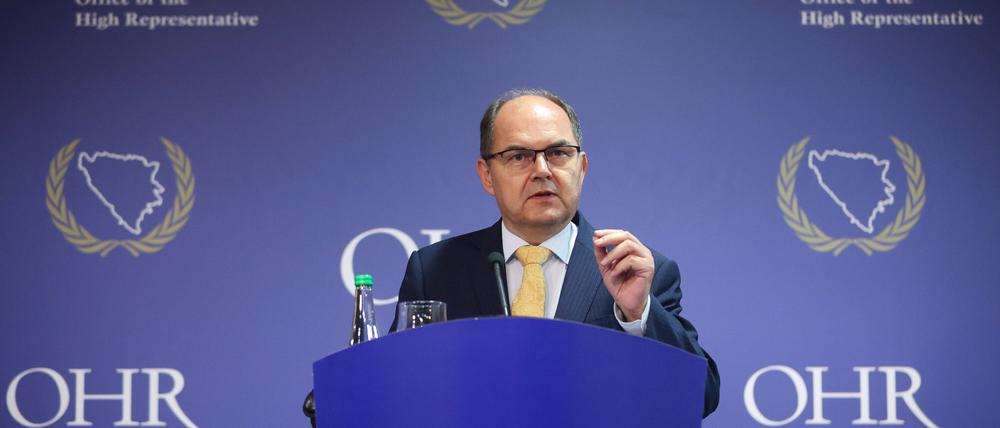 Hoher Repräsentant der Internationalen Gemeinschaft in Bosnien-Herzegowina: Christian Schmidt.