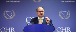 Hoher Repräsentant der Internationalen Gemeinschaft in Bosnien-Herzegowina: Christian Schmidt.