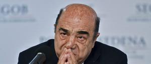 Jesus Murillo Karam bei einer Pressekonferenz im Jahr 2014.