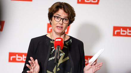 Die Vorsitzende des RBB-Rundfunkrates, Friederike von Kirchbach. 