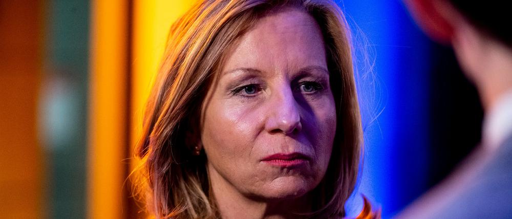 Patricia Schlesinger, frühere Intendantin des Rundfunk Berlin-Brandenburg (RBB). Die Vorwürfe zielen unter anderem auf einen möglichen Zusammenhang zwischen Schlesingers Tätigkeit als RBB-Intendantin und Aufträgen für ihren Ehemann.
