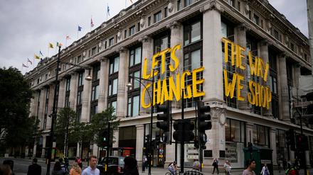Das Selfridges-Kaufhaus in der Londoner Oxford Street.