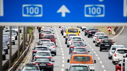 Stau auf der A100 (Archivbild).