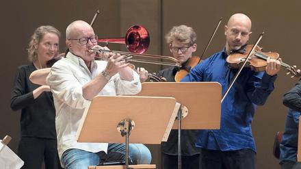 Jazzposaunist Nils Landgren traf bei diesem Konzert auf die Streicher von O Modernt. 