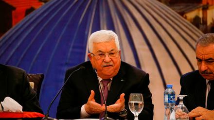 Der palästinensische Präsident Mahmud Abbas. 