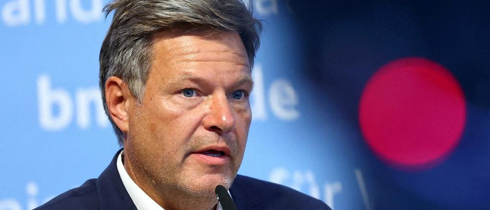 Der Bundeswirtschaftsminister Robert Habeck (Grüne).