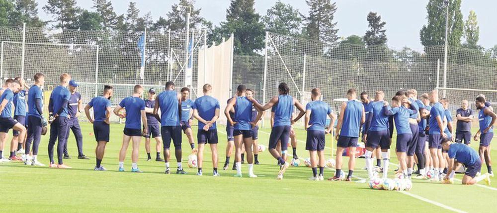 Provisorium. Weitere Veränderungen im Kader von Hertha sind nicht nur möglich, sondern bis Transferschluss auch wahrscheinlich.
