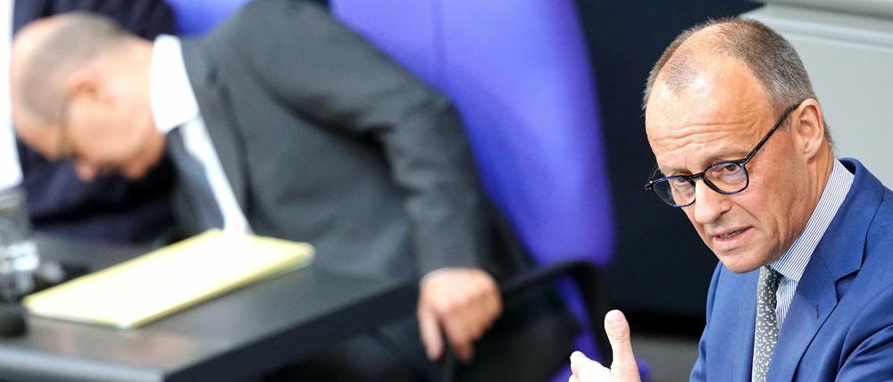Friedrich Merz, CDU-Bundesvorsitzender und Unions-Fraktionsvorsitzender