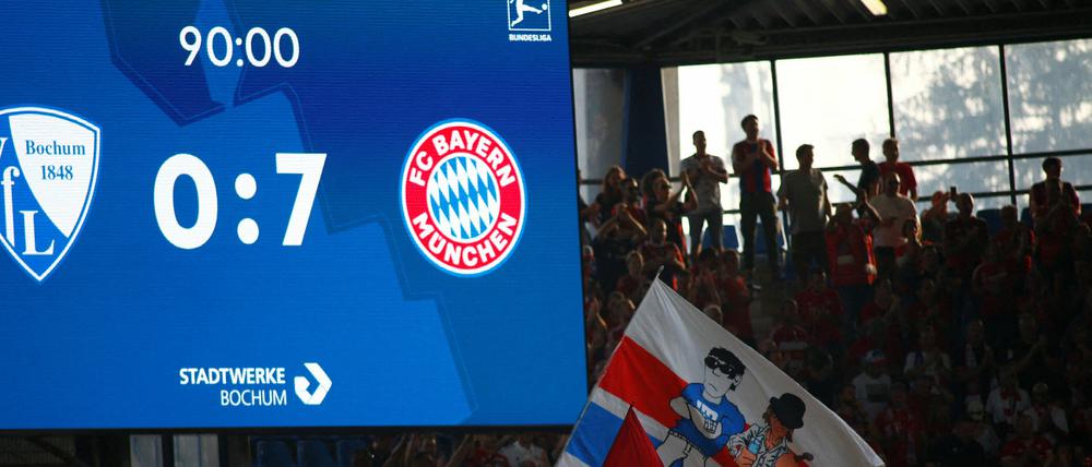 Wenig Spannung, viel Show. In Bochum gewannen die Bayern am Sonntag mit Leichtigkeit 7:0.