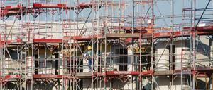 Die Baupreise sind zuletzt so stark gestiegen wie nie.