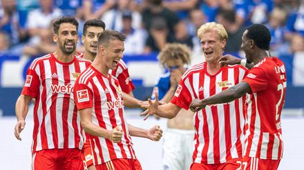 Jubel ohne Ende. Union schoss auf Schalke sechs Tore. 