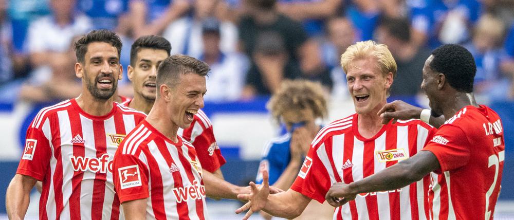 Jubel ohne Ende. Union schoss auf Schalke sechs Tore.