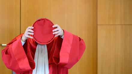 Festes Ritual: Urteilsverkündung beim Karlsruher Bundesverfassungsgericht