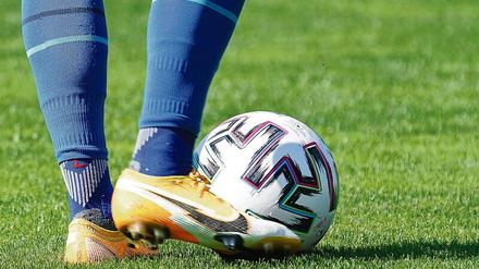 Noch ein blau-weißer Traum. Seit den Siebzigern gab es es keine Fußballerinnen bei Hertha. 