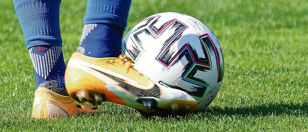 Noch ein blau-weißer Traum. Seit den Siebzigern gab es es keine Fußballerinnen bei Hertha. 