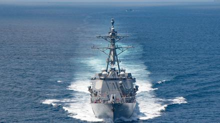 Der Zerstörer USS Kidd war in den Gewässern von Taiwan unterwegs.