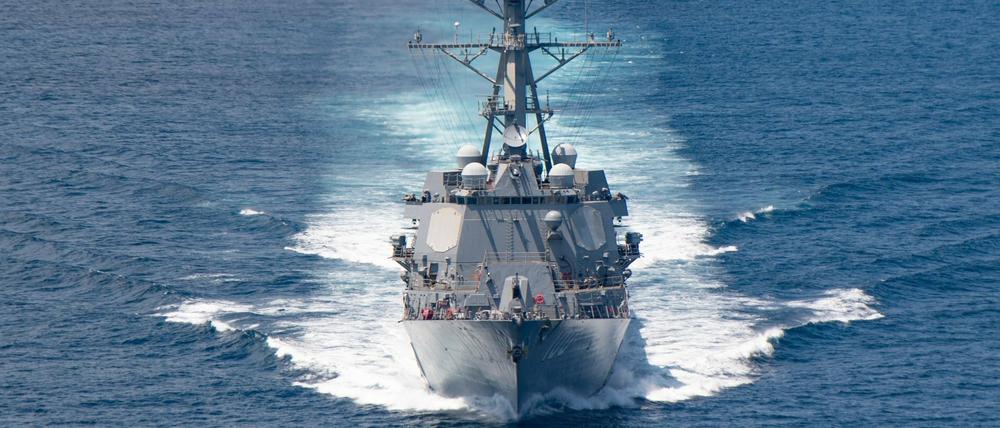 Der Zerstörer USS Kidd war in den Gewässern von Taiwan unterwegs.